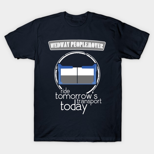 Wedway People Mover Transportation T-Shirt by retrocot